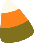 Candy Corn SVG Festive Flat Vector