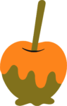 Caramel Apple SVG Melty Autumn Vector