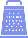 Cheese Grater SVG Simple Kitchen Vector