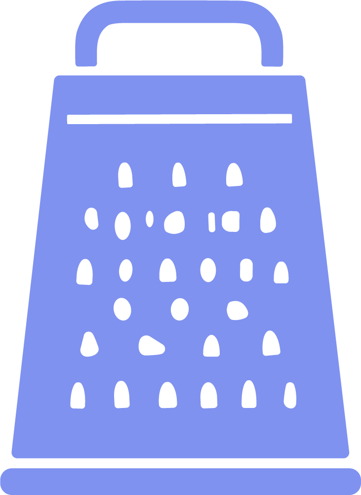 Cheese Grater SVG Simple Kitchen Vector