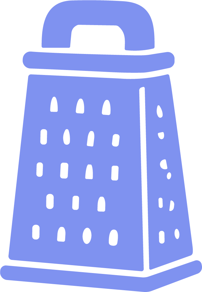 Cheese Grater SVG Simple Kitchen Vector