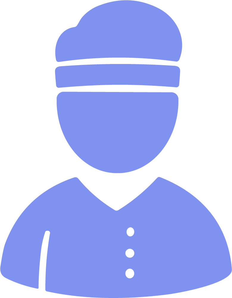 Chef Avatar SVG Faceless Minimal Vector