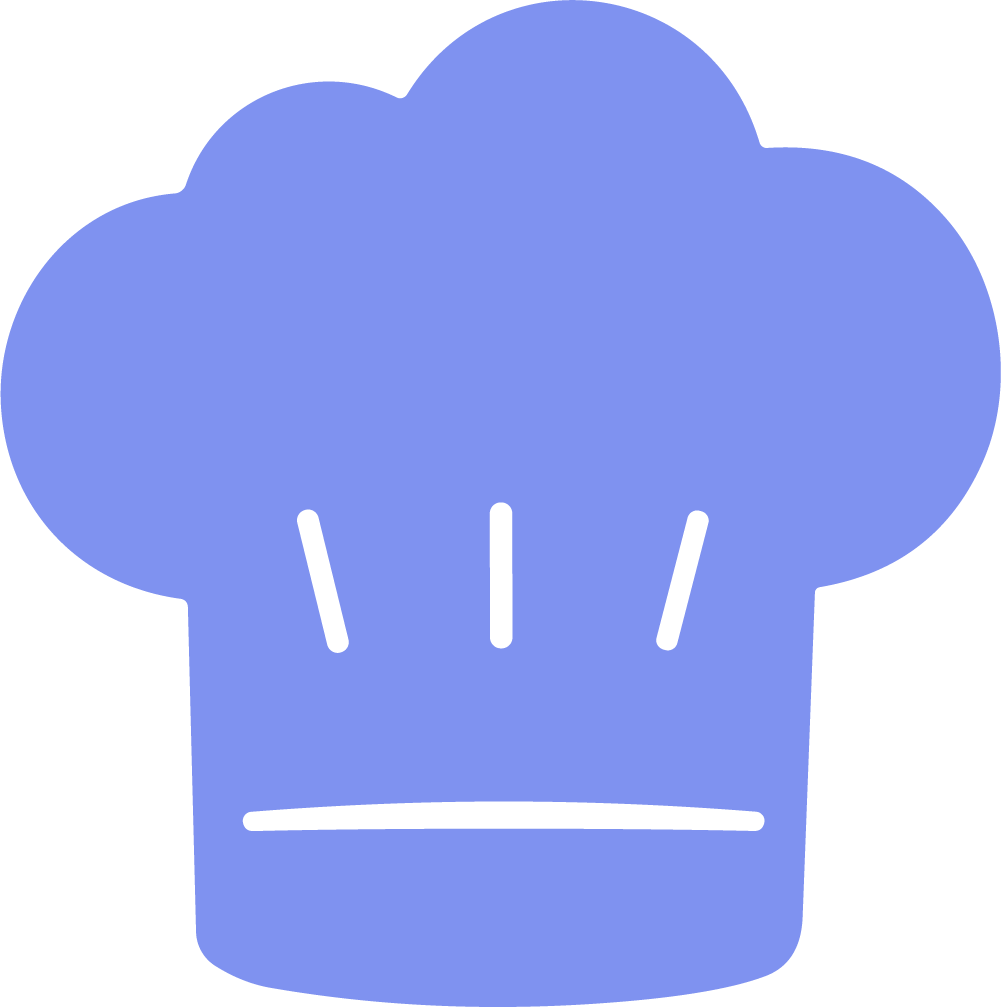 Chef Hat SVG Simple Flat Vector