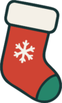 Christmas Stocking SVG Cozy Holiday Vector
