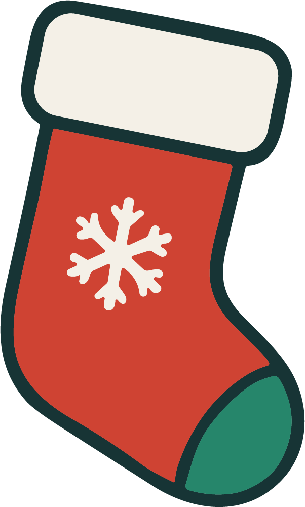 Christmas Stocking SVG Cozy Holiday Vector