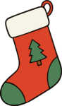 Christmas Stocking SVG Cozy Holiday Vector