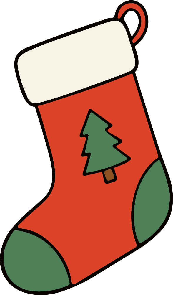 Christmas Stocking SVG Cozy Holiday Vector
