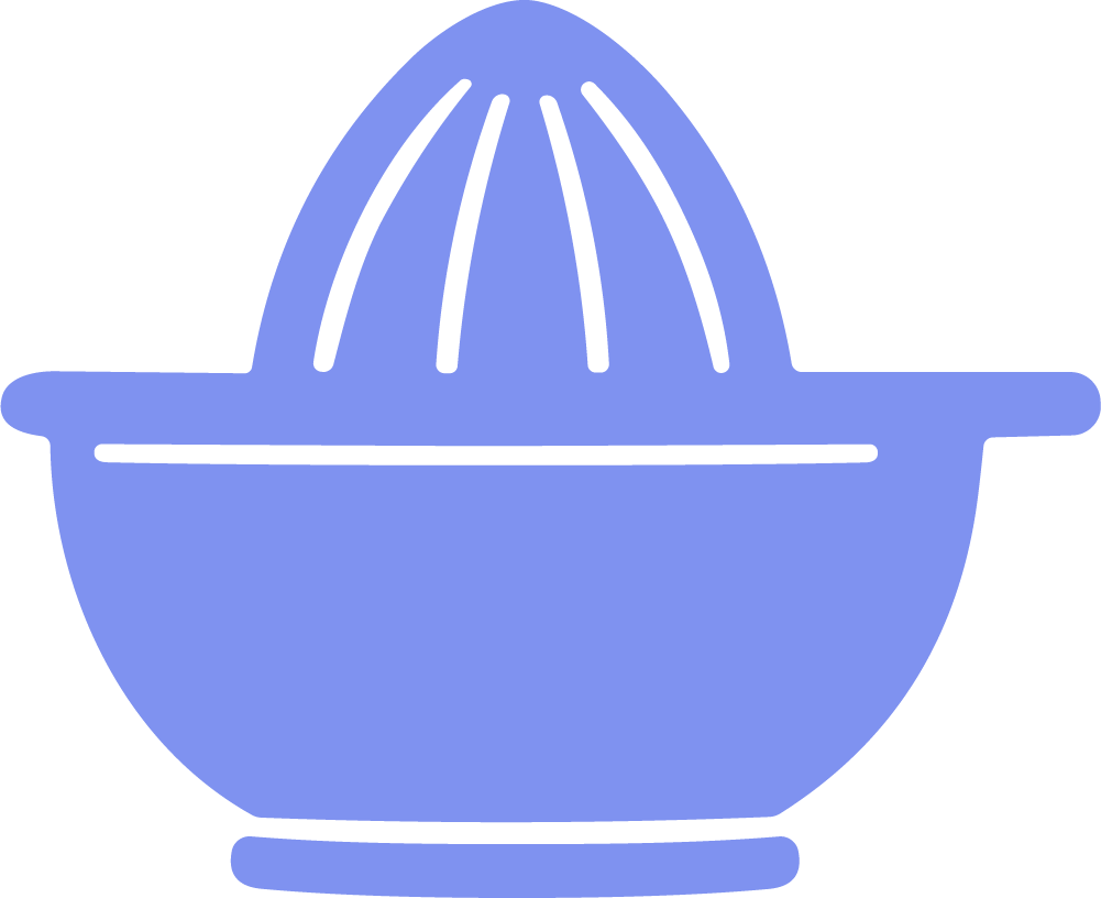 Citrus Juicer SVG Simple Kitchenware Vector