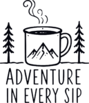 Coffee Mug Mountain SVG Rustic Outdoor Vector