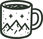 Coffee Mug SVG Rustic Outdoor Vector