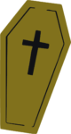 Coffin Cross SVG Somber Gothic Vector