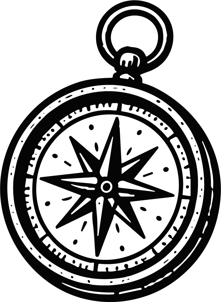 Compass SVG Vintage Nautical Vector