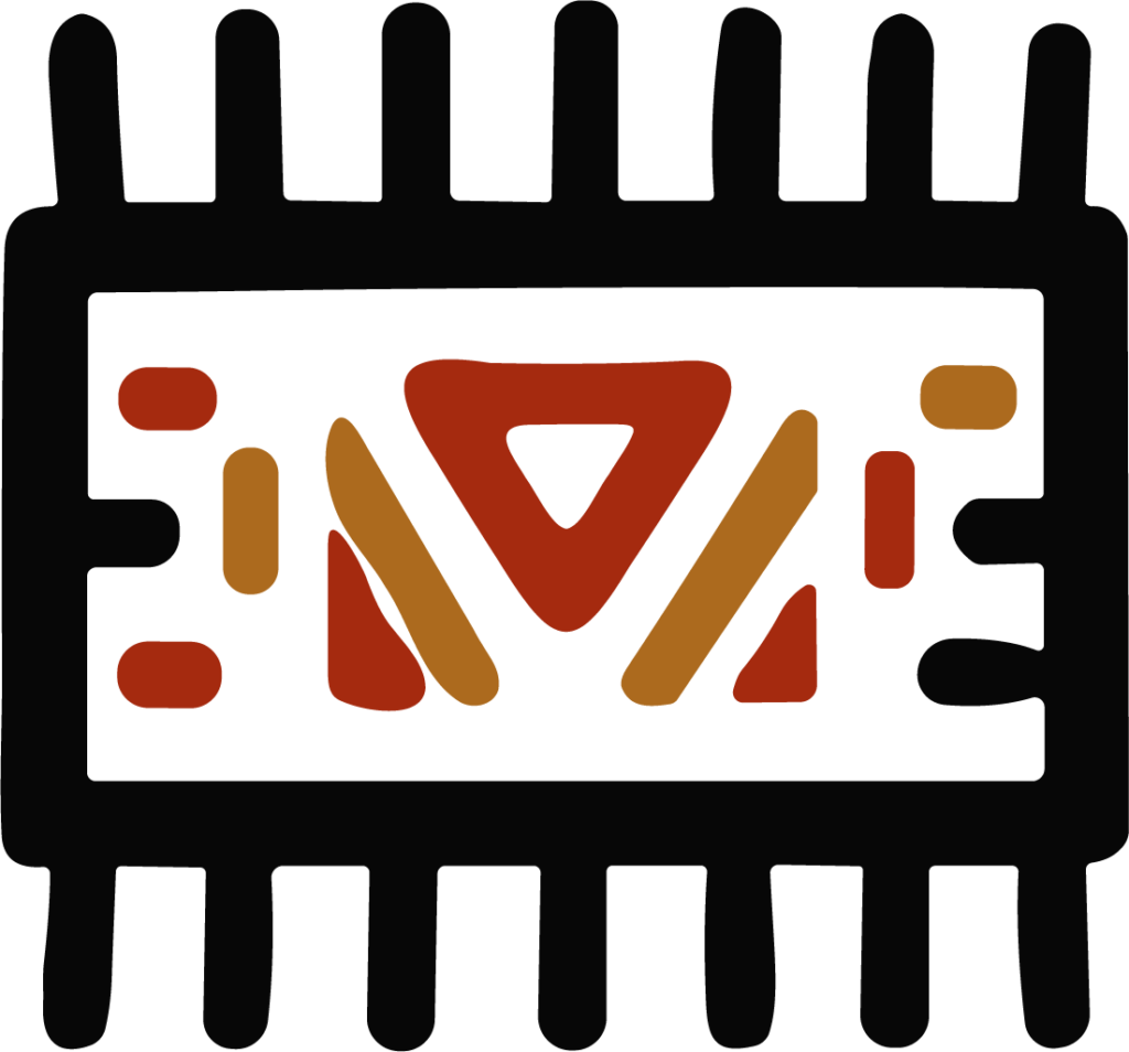 Computer Chip SVG Tribal Pattern Vector