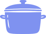 Cooking Pot SVG Simple Kitchen Vector