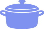 Cooking Pot SVG Simple Kitchenware Vector