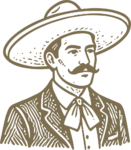Cowboy Portrait SVG Rustic Western Vector