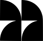 Curved Quadrant Shape SVG Bold Symmetry Vector