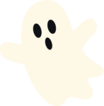 Cute Ghost SVG Spooky Cream Vector