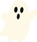 Cute Ghost SVG Spooky Whimsical Vector