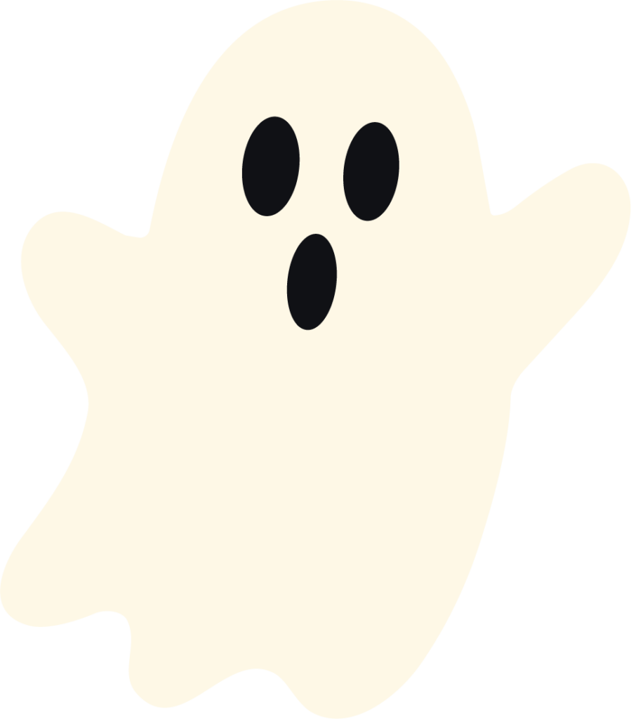 Cute Ghost SVG Spooky Whimsical Vector