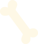 Dog Bone SVG Cream Pastel Vector