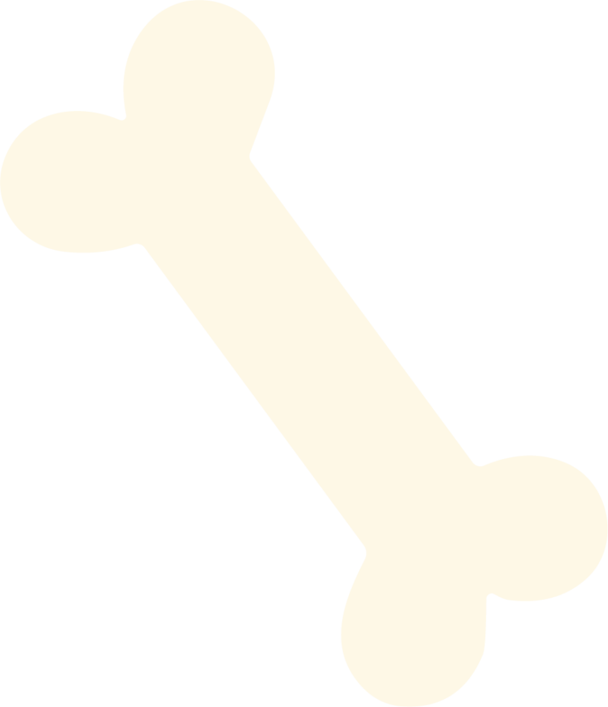 Dog Bone SVG Cream Pastel Vector
