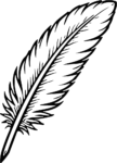 Feather SVG Bold Outline Vector