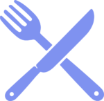 Fork And Knife SVG Crossed Utensils Vector