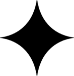 Four Point Star SVG Sharp Sparkle Vector