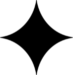 Four Point Star SVG Sharp Sparkle Vector