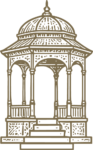 Garden Gazebo SVG Victorian Elegance Vector
