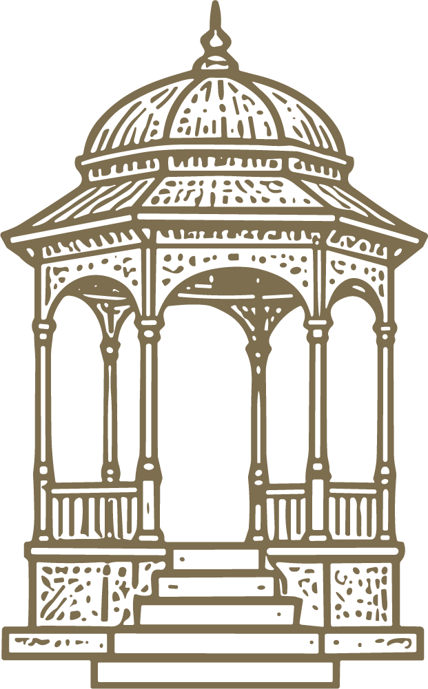 Garden Gazebo SVG Victorian Elegance Vector