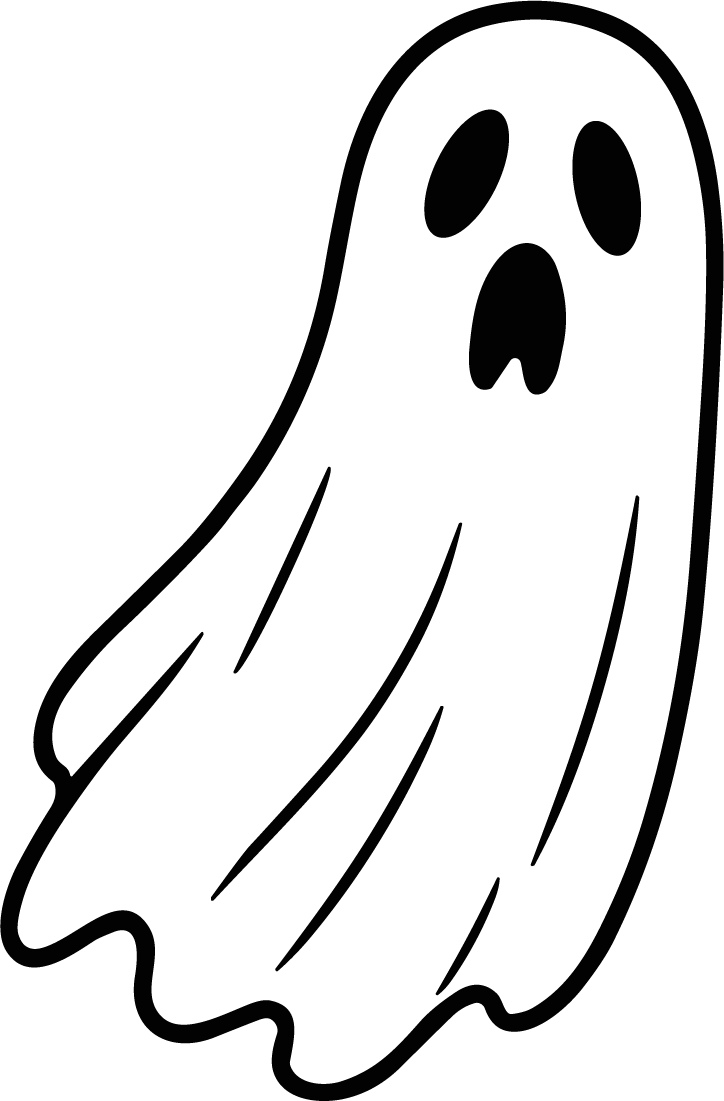 Ghost SVG Spooky Boo Vector - Image 1