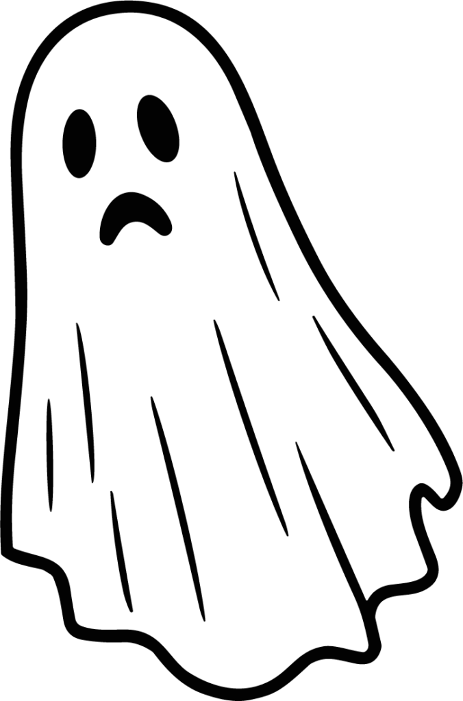 Ghost SVG Spooky Sad Vector