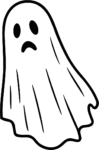 Ghost SVG Spooky Sad Vector