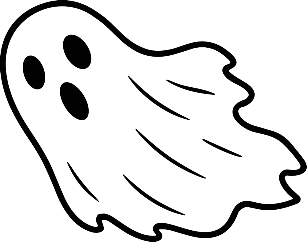 Ghost Character SVG Playful Spooky Vector