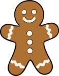 Gingerbread Man SVG Cheerful Cookie Vector