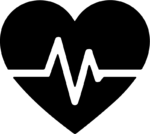 Heartbeat Pulse SVG Cardiac Rhythm Vector