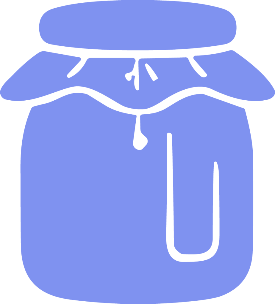Honey Jar SVG Simple Flat Vector