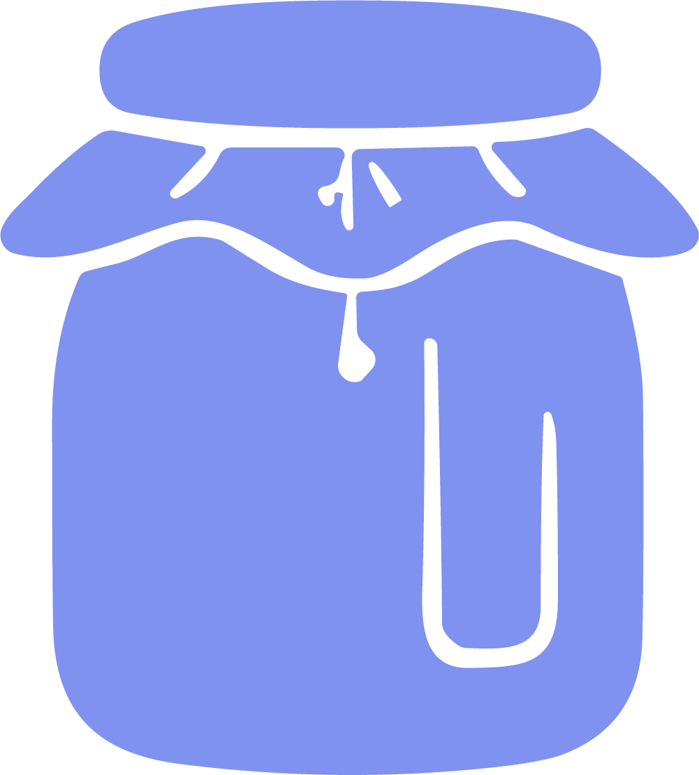 Honey Jar SVG Simple Flat Vector - Image 1