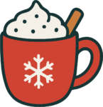 Hot Chocolate Mug SVG Cozy Holiday Vector