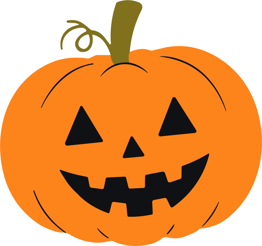 Jack-O-Lantern SVG Cheerful Grin Vector - Image 1
