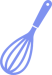 Kitchen Whisk SVG Simple Flat Icon Vector