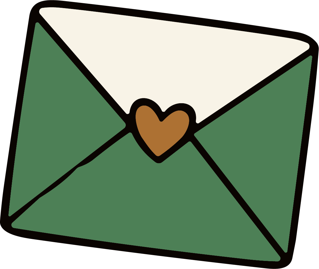 Love Letter Envelope SVG Charming Cartoon Vector - Image 1