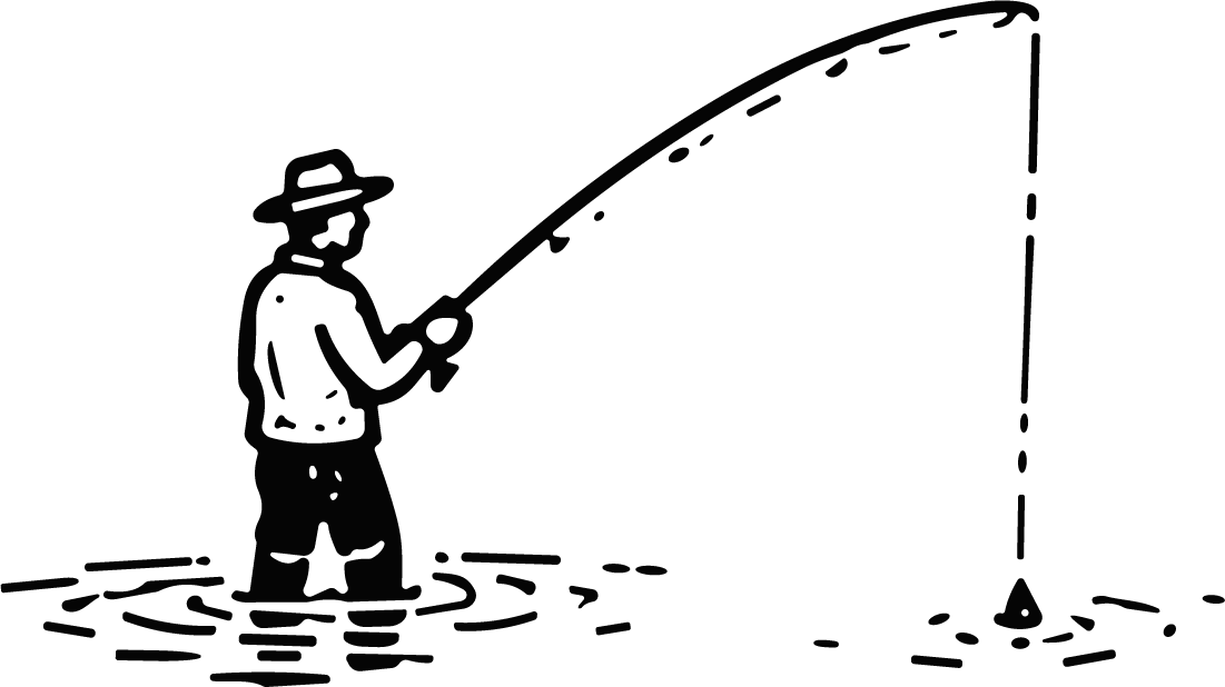 Man Fishing SVG Bold Outdoor Vector - Image 1