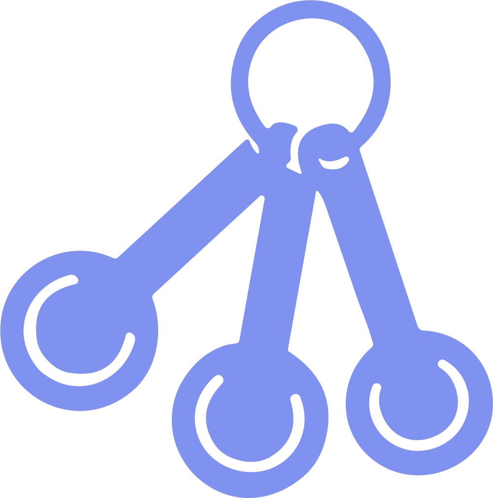 Measuring Spoons SVG Simple Kitchen Vector