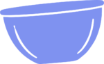 Mixing Bowl SVG Simple Flat Vector