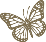 Monarch Butterfly SVG Intricate Linework Vector