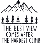 Mountain Landscape Quote SVG Rustic Hand-Lettered Vector