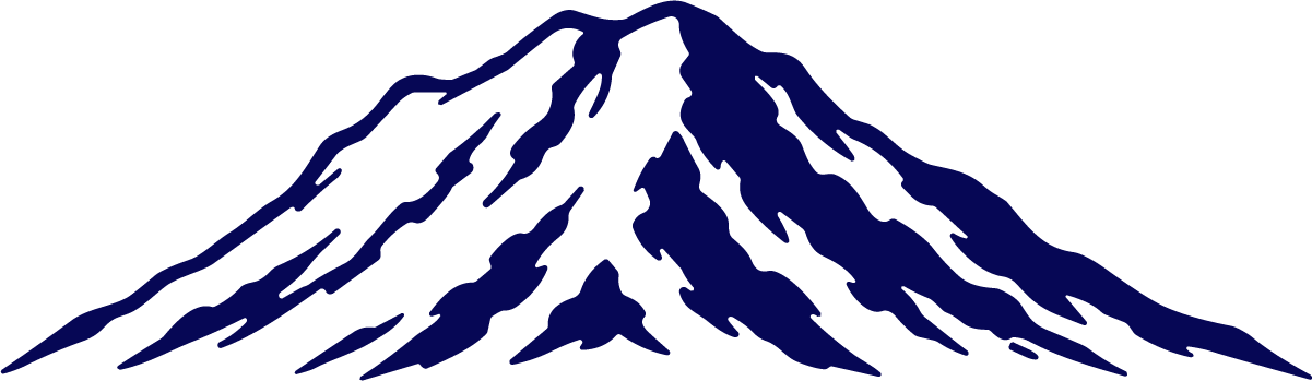 Mountain Peak SVG Bold Silhouette Vector - Image 1